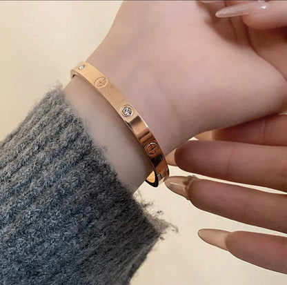 [✨Rose💎]2026 RAINBOW LOVE BRACELET 6.1MM  10 DIAMONDS