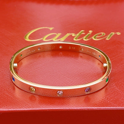 [✨Rose💎]2026 RAINBOW LOVE BRACELET 6.1MM  10 DIAMONDS
