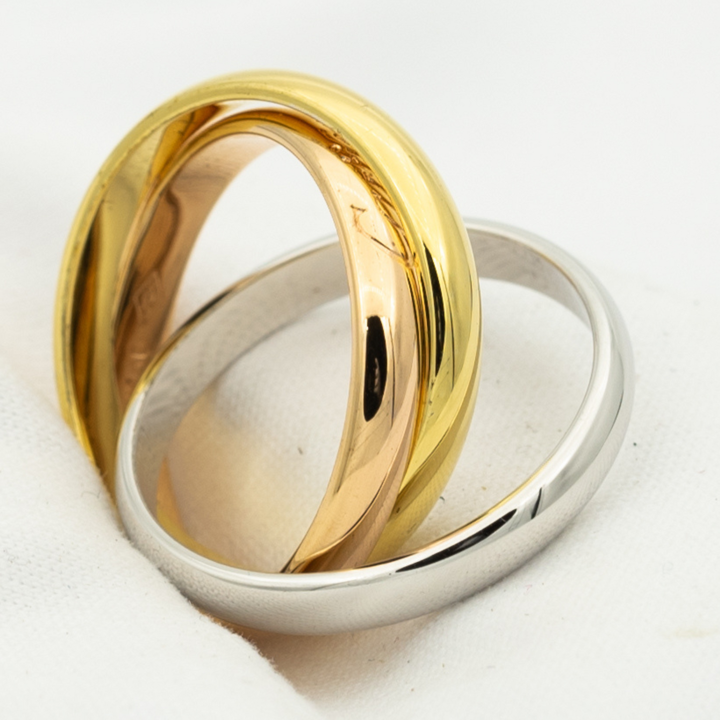 [Rose Tomorrow]TRINITY RING GOLD PINK GOLD SILVER