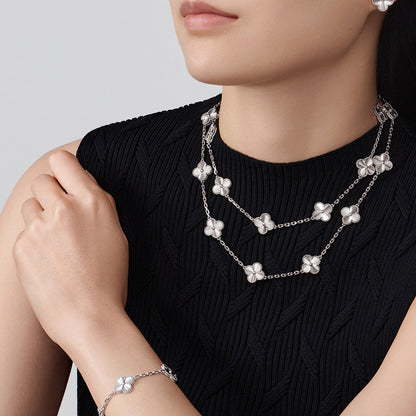 [Rose Tomorrow]CLOVER 20 MOTIFS DIAMOND SILVER