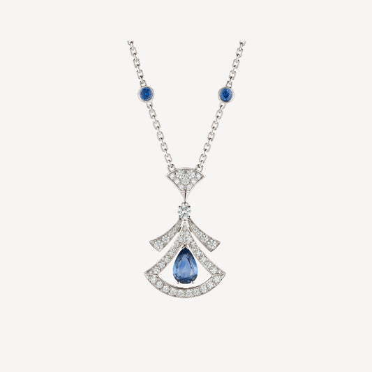 [Rose Tomorrow]DREAM NECKLACE AGATE DIAMOND SILVER