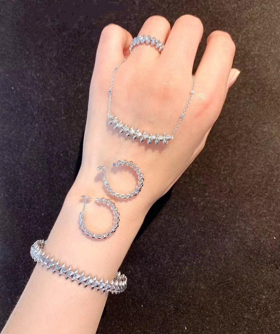 [Rose Jewelry]CLASH SILVER BRACELET
