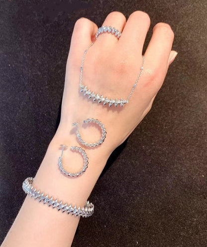 [Rose Jewelry]CLASH SILVER BRACELET