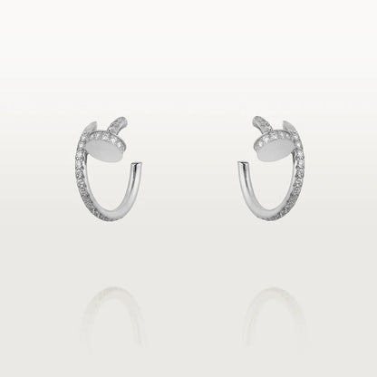 [Rose Tomorrow]JUSTE EARRINGS 12.75MM SILVER DIAMOND