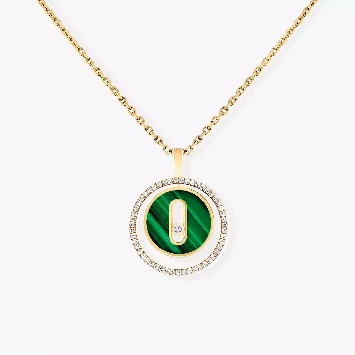 [✨Rose💎]Lucky Move Diamond Necklace in Rose Gold and White Mother-of-Pearl