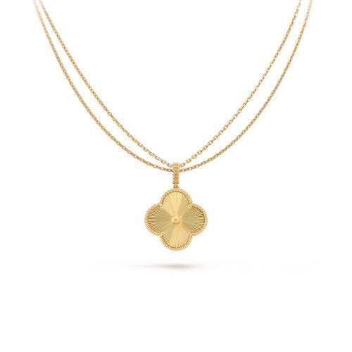 [💎ROSE💎]CLOVER 25MM PEDANT NECKLACE GOLD