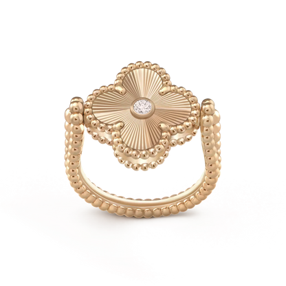 [💎ROSE💎]CLOVER RIVERSIBLE ROSE GOLD RING