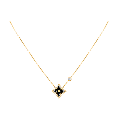 [Rose Tomorrow]STAR BLACK MOP NECKLACE