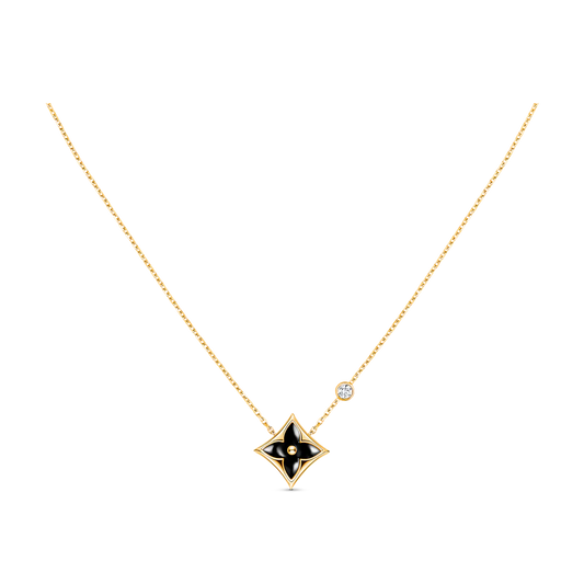 [Rose Tomorrow]STAR BLACK MOP NECKLACE