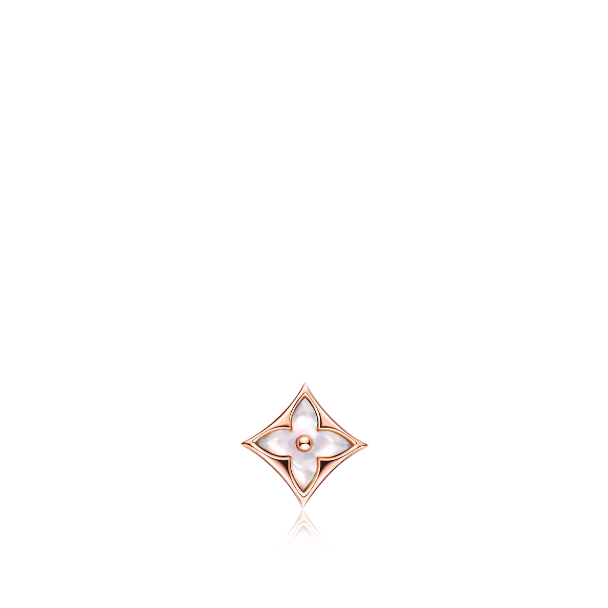 [Rose Tomorrow]STAR MOP PINK GOLD EARRINGS