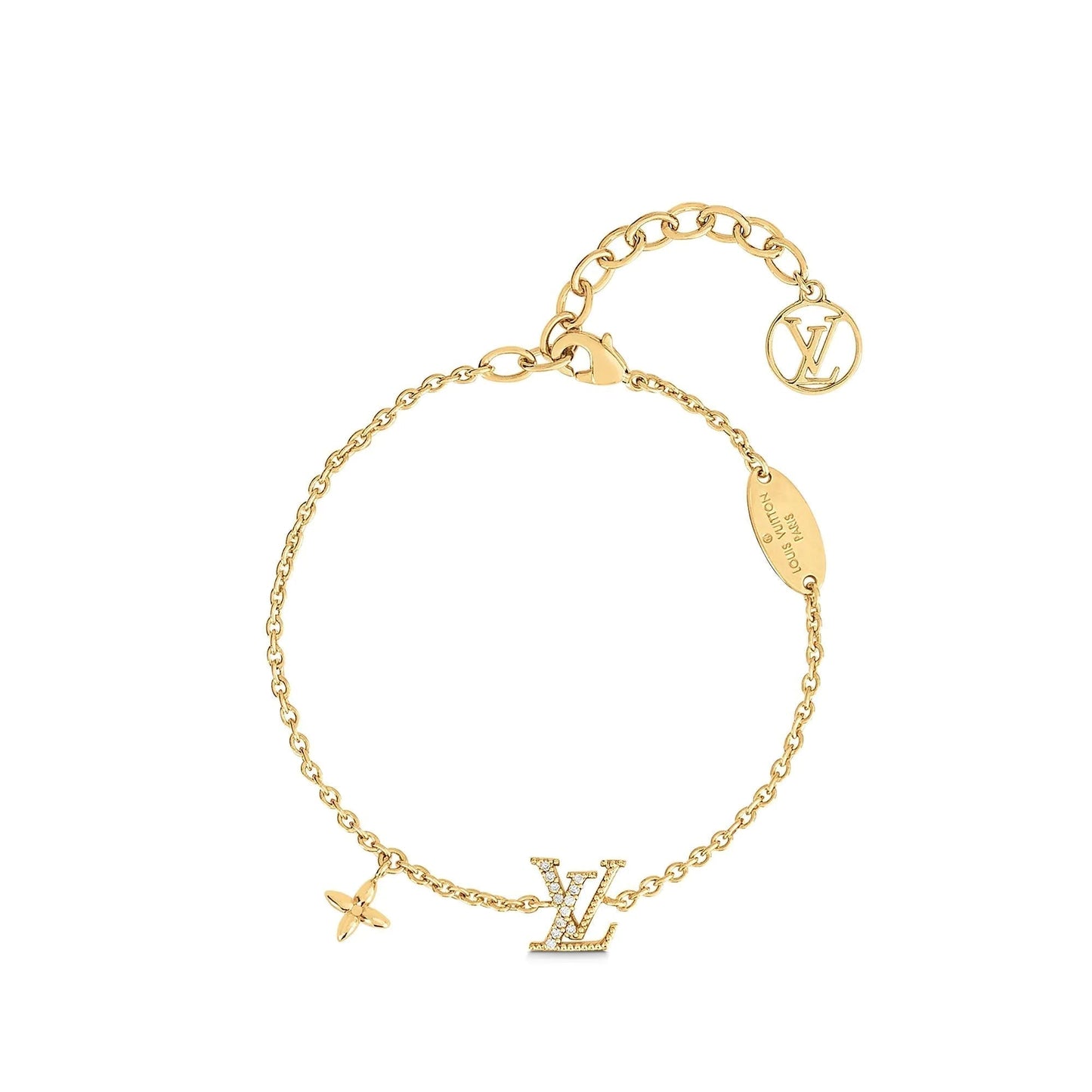 [Rose Tomorrow]LOGO STAR MOTIF GOLD BRACELET