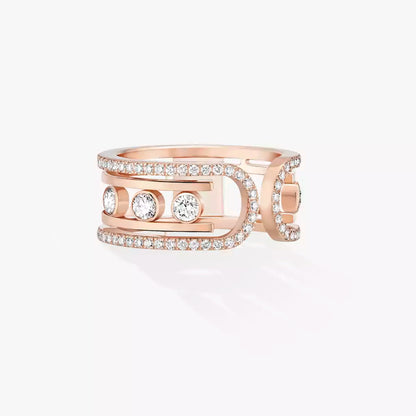 [✨Rose💎]Move 10th Diamond Ring in Gold