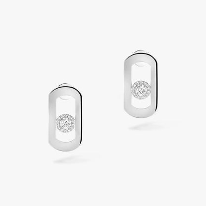 [✨Rose💎]So Move Diamond Earrings in Yellow Gold