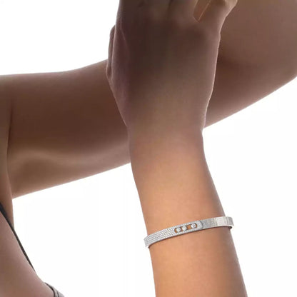 [✨Rose💎]Move Noa Cisele half pave bangle