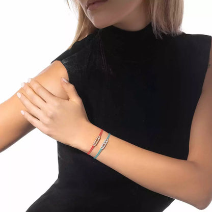 [✨Rose💎]MK Care(s) pink cord pave bracelet