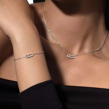 [✨Rose💎]Diamond Necklace Move Uno