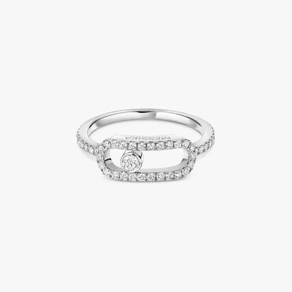 [✨Rose💎]Move Uno Diamond Ring in Gold