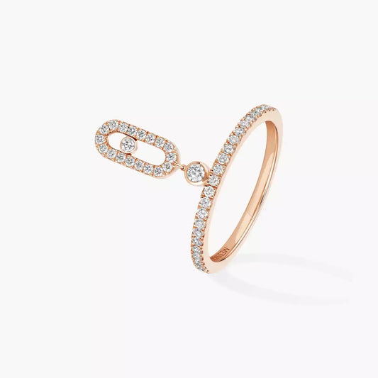[✨Rose💎]Move Uno Diamond Ring