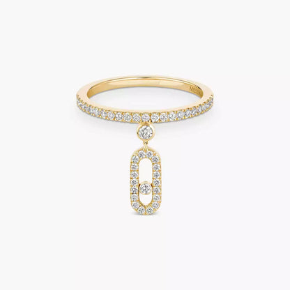 [✨Rose💎]Move Uno Diamond Ring