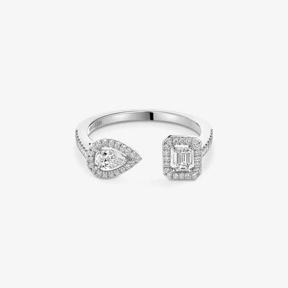 [✨Rose💎]My Twin Toi Gold Diamond Ring