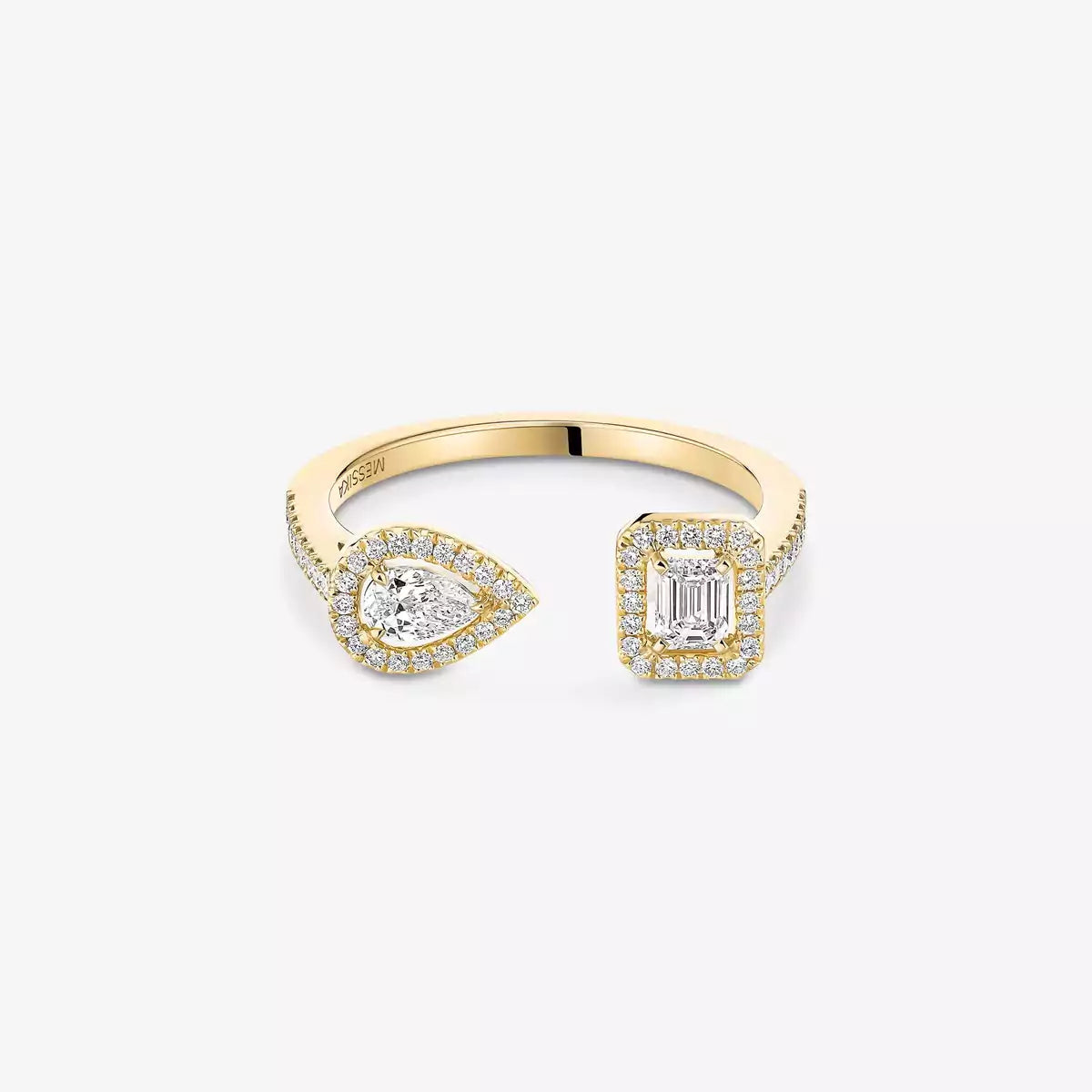[✨Rose💎]My Twin Toi Gold Diamond Ring