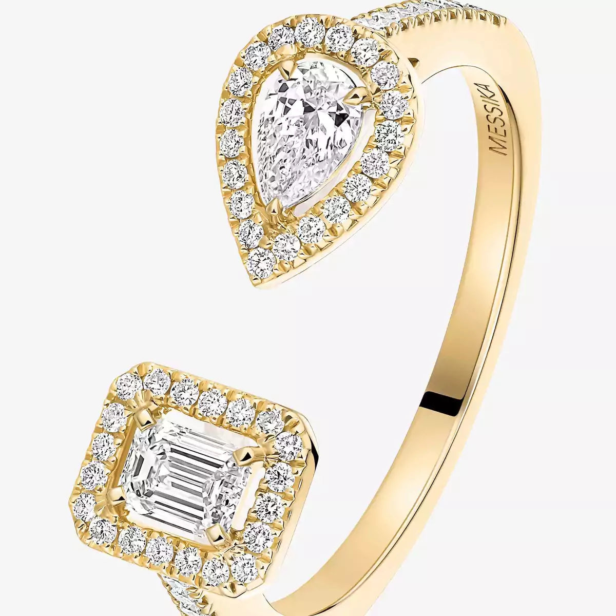 [✨Rose💎]My Twin Toi Gold Diamond Ring