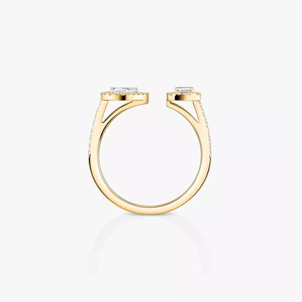 [✨Rose💎]My Twin Toi Gold Diamond Ring