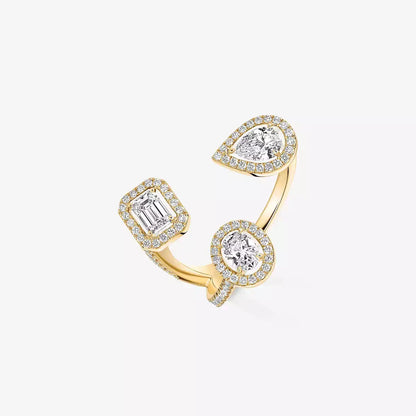 [[✨Rose💎] Diamond Ring 0,25ct My Twin Trilogy