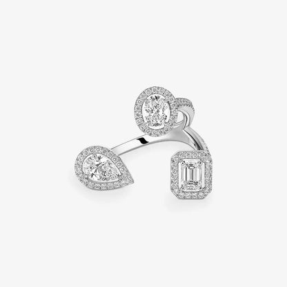 [[✨Rose💎] Diamond Ring 0,25ct My Twin Trilogy
