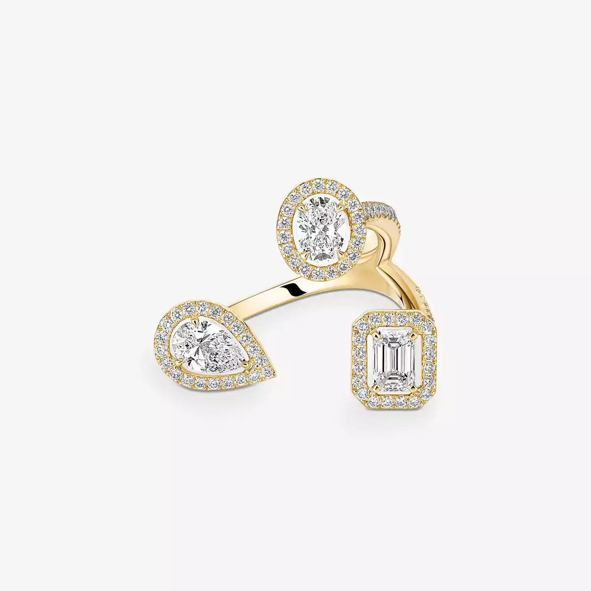[[✨Rose💎] Diamond Ring 0,25ct My Twin Trilogy
