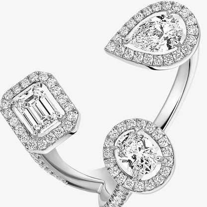 [[✨Rose💎] Diamond Ring 0,25ct My Twin Trilogy