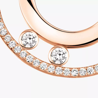[✨Rose💎]Move Romane Small Diamond Hoop Earrings