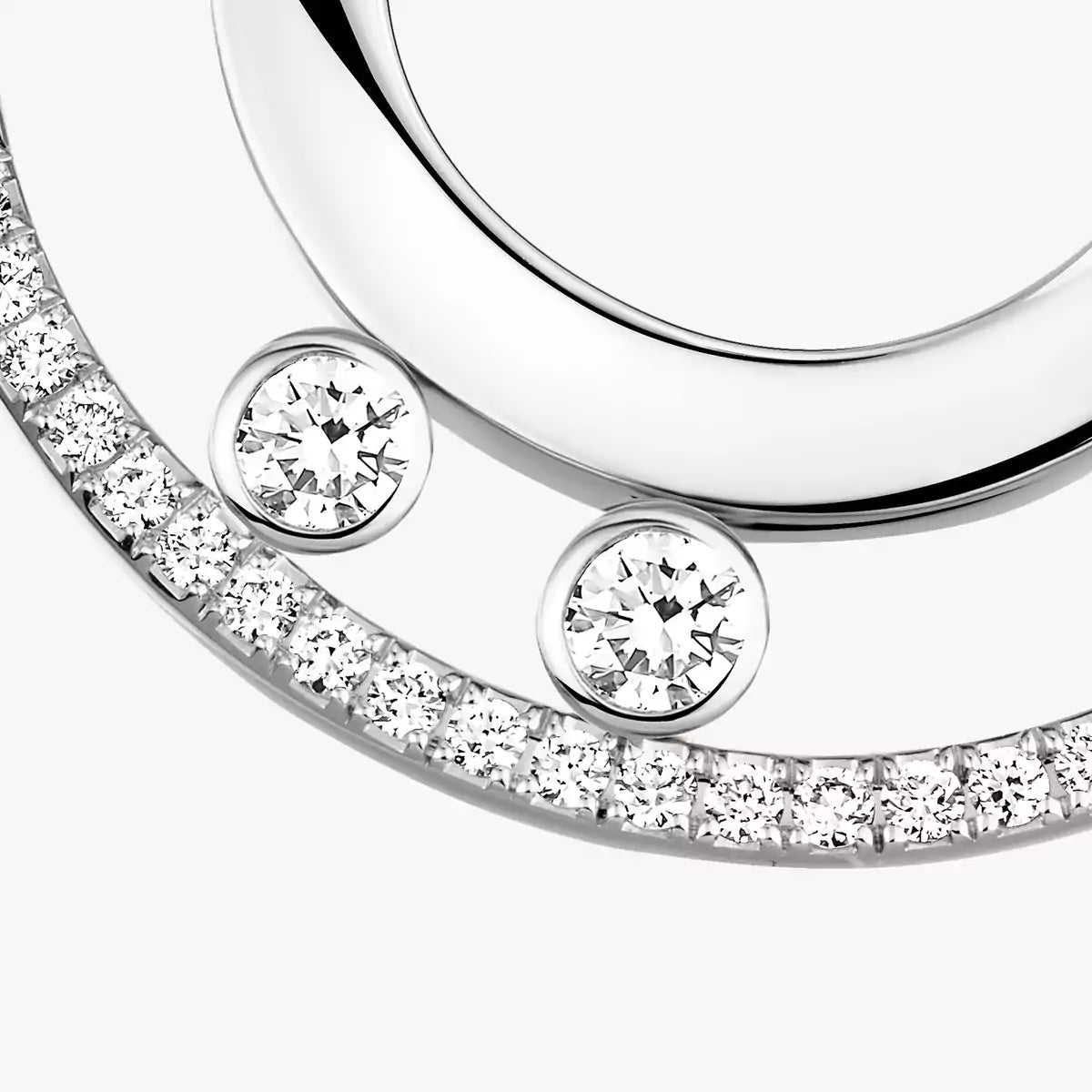 [✨Rose💎]Move Romane Small Diamond Hoop Earrings