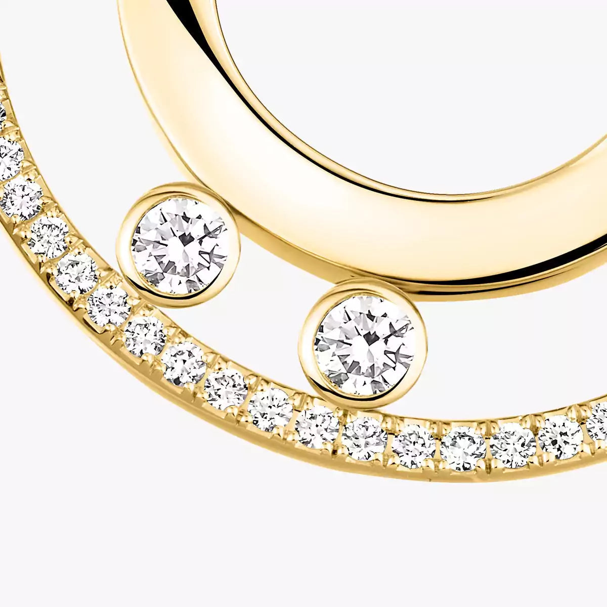 [✨Rose💎]Move Romane Small Diamond Hoop Earrings
