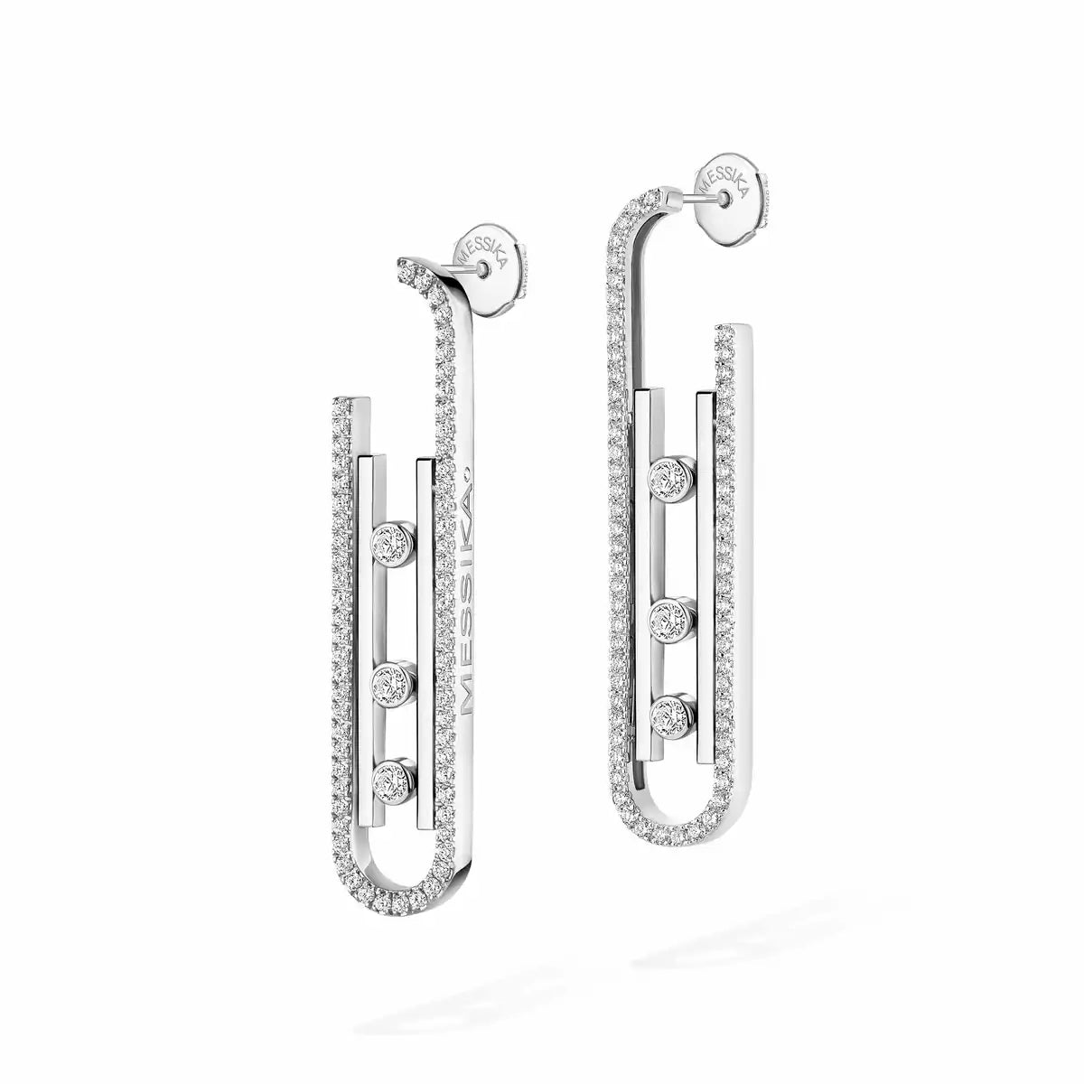 [✨Rose💎]Diamond Pendant Earrings Move 10Th