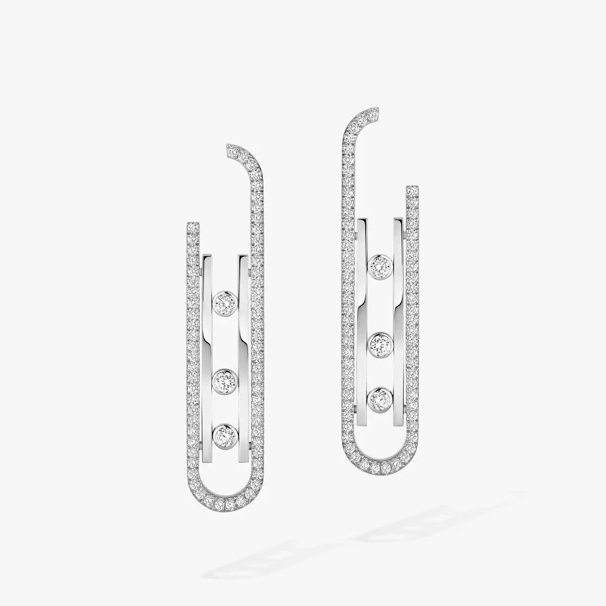[✨Rose💎]Diamond Pendant Earrings Move 10Th
