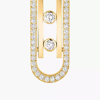 [✨Rose💎]Diamond Pendant Earrings Move 10Th