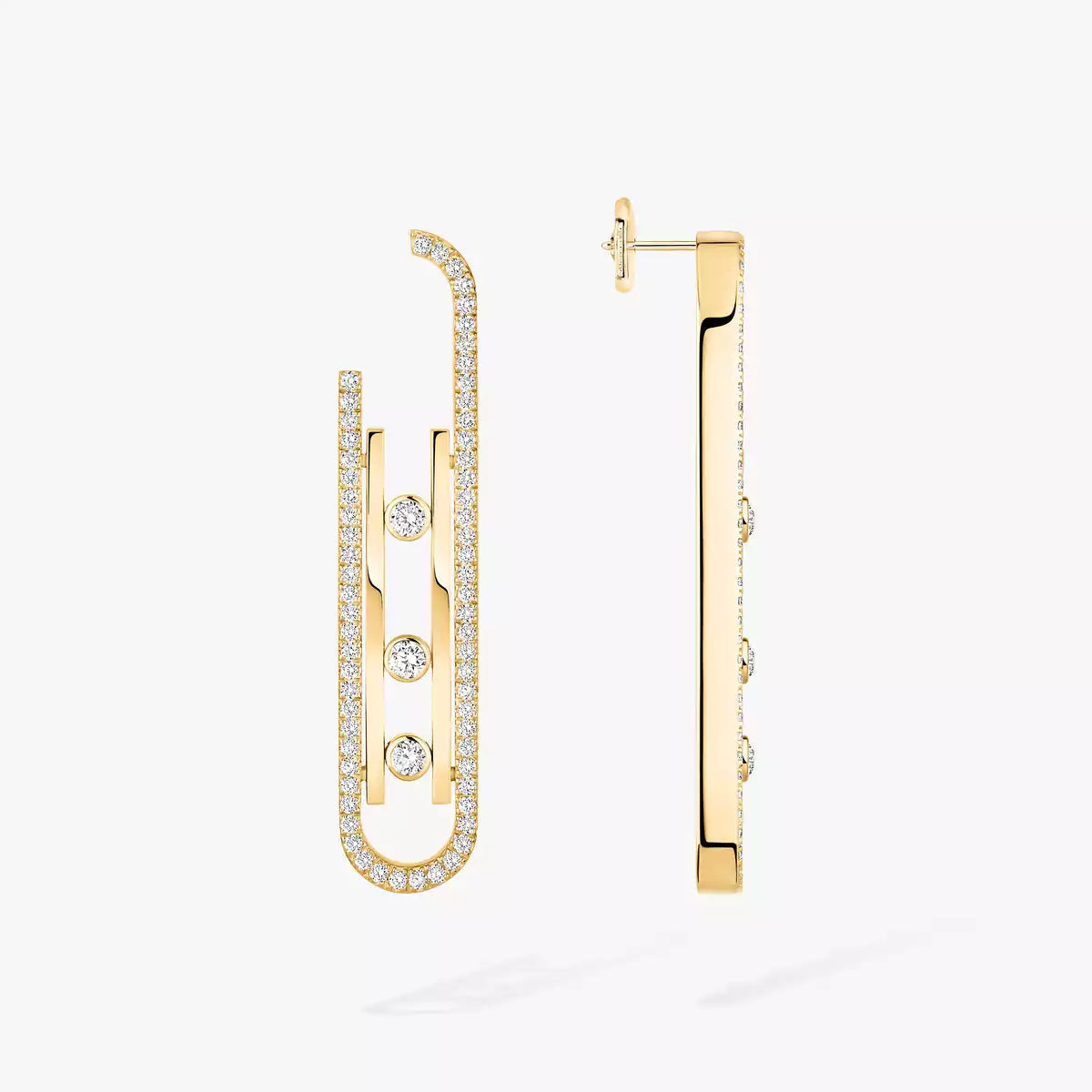 [✨Rose💎]Diamond Pendant Earrings Move 10Th
