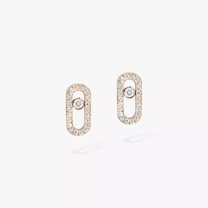 [✨Rose💎]Move Uno Diamond Earrings