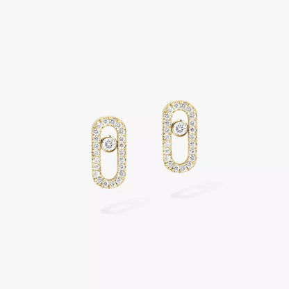 [✨Rose💎]Move Uno Diamond Earrings