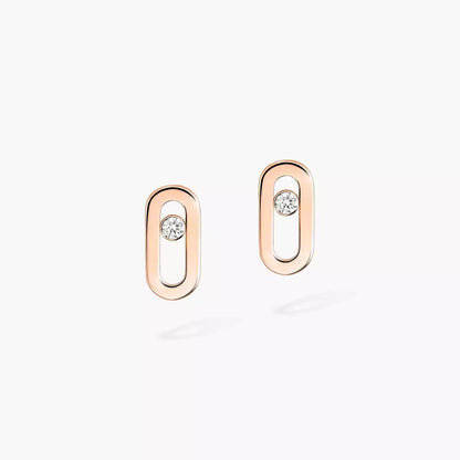 [✨Rose💎]Move Uno Diamond Stud Earrings