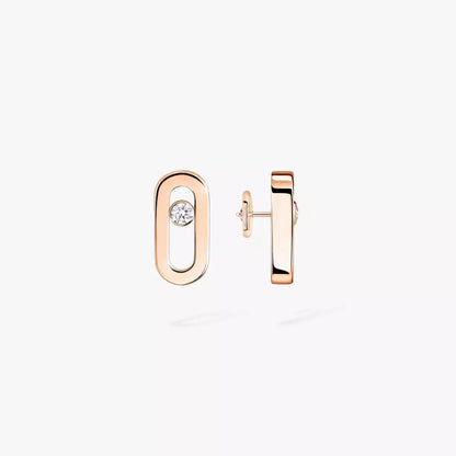 [✨Rose💎]Move Uno Diamond Stud Earrings