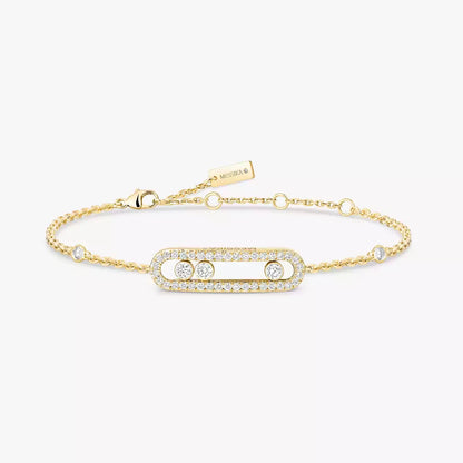 [✨Rose💎]Pave Baby Move Diamond Bracelet