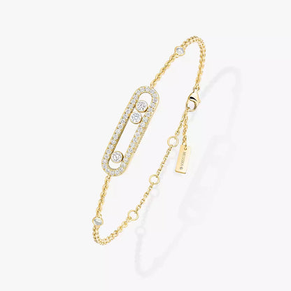 [✨Rose💎]Pave Baby Move Diamond Bracelet