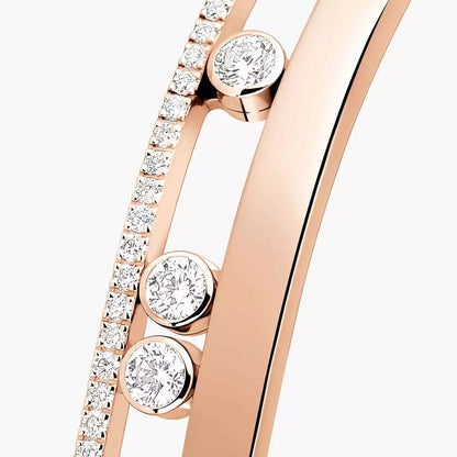 [✨Rose💎]Move Romane Diamond Bangle Bracelet