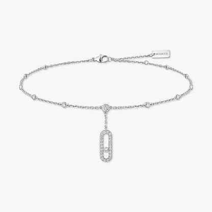 [✨Rose💎] Move Uno pave ankle bracelet