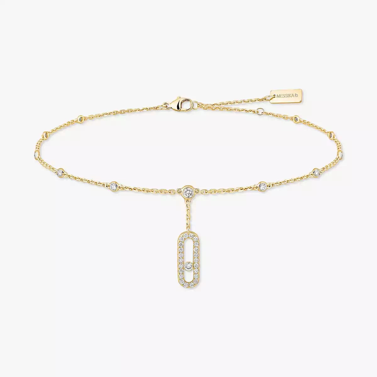 [✨Rose💎] Move Uno pave ankle bracelet