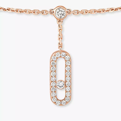 [✨Rose💎] Move Uno pave ankle bracelet