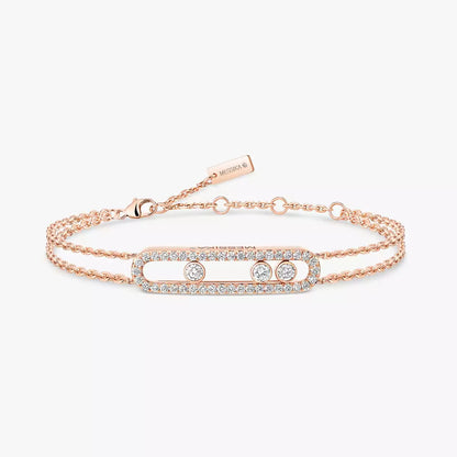 [✨Rose💎] Move Classique pave bracelet