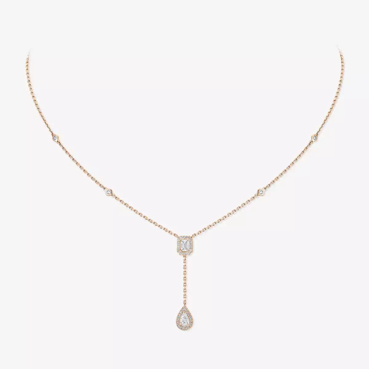 [✨Rose💎]Gold Diamond Tie Necklace